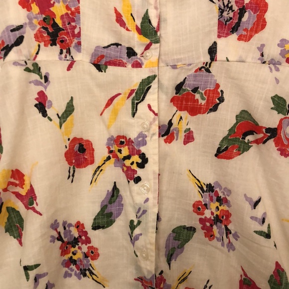 Obey Floral Button Down Dress - Picture 2 of 4